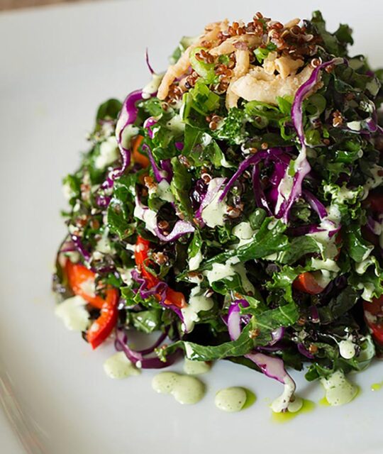 Chopped kale salad