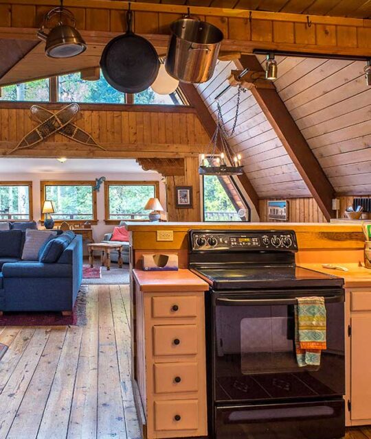 Mountain cabin rental with Abode Vacation Properties.