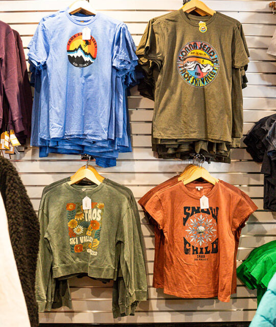 T-shirts for sale in Taos Ski Valley