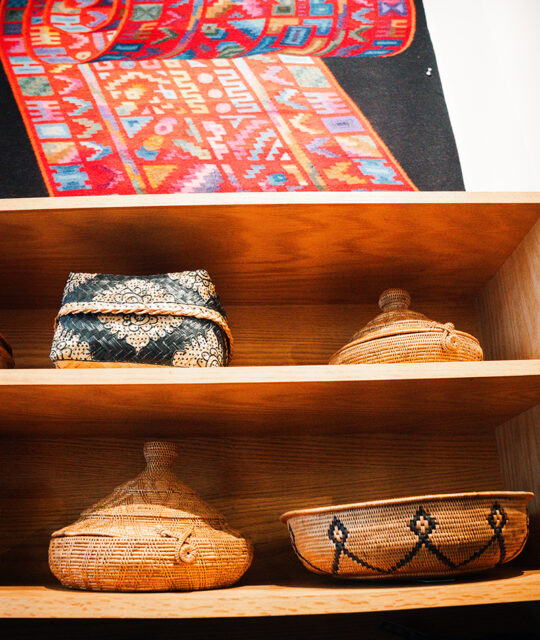 Hand made baskets from South America