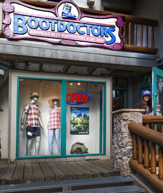 BootDoctors in Taos Ski Valley has summer hiking gear