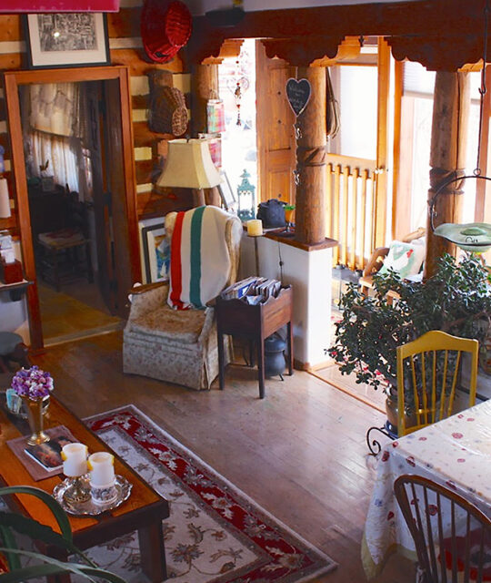 Living room of Casa Carmen vacation rental in Arroyo Seco, NM