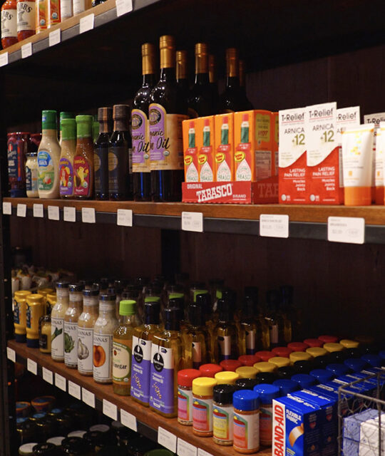 Organic grocery and skin care products at Cid's Mountain Market