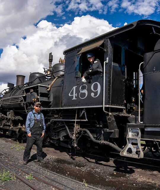 Engineers for the Cumbres & Toltec Scenic Railroad