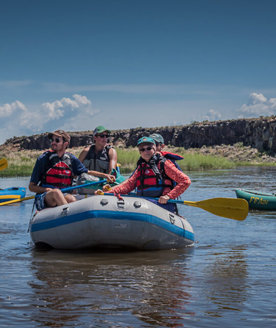 Rafting float trip and paddling in New Mexico