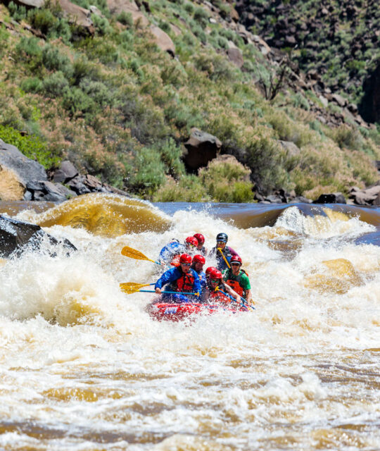 White water rafting near Taos, New Mexico