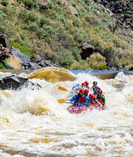 White water rafting with Far Flung Adventures near Taos, New Mexico