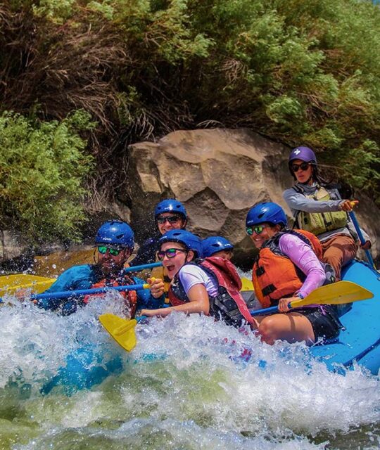 Rafting the Rio Grande river in Taos, New Mexico with Far Flung Adventures
