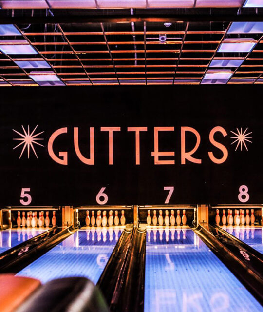 Night Bowling at Gutters Bowling Alley