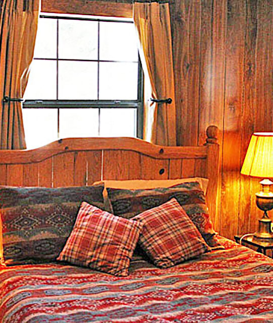 Leverett House bedroom in Taos Ski Valley
