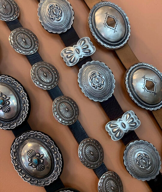Pick up a concha belt at Mesa's Edge Taos Ski Valley
