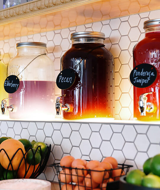 delicious fresh seasonal vodka infusions