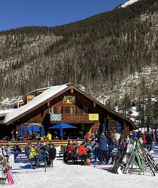 The Bavarian ski-in/ski-out German restaurant in Taos Ski Valley.