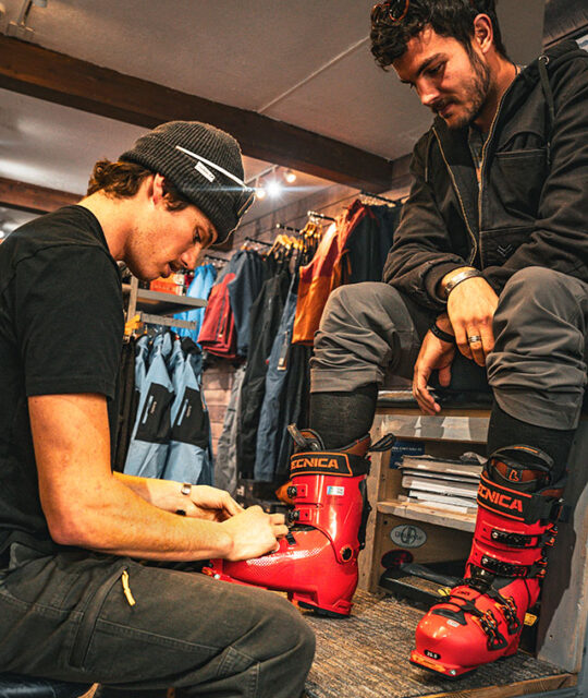 Expert ski boot fitting at Big Kahuna's Bootdoctors