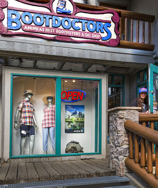 Bootdoctors entrance in Taos Ski Valley