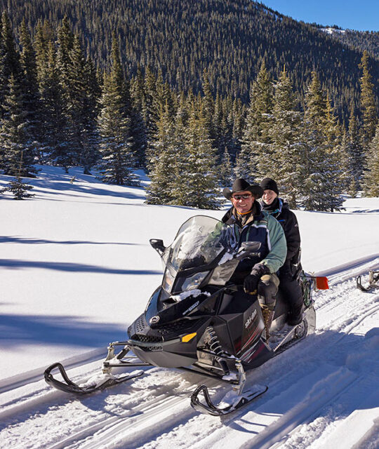 Big Al guided snowmobile tours Taos