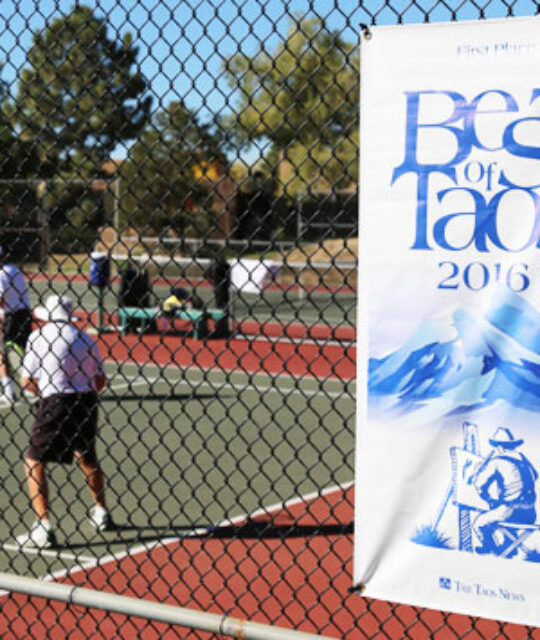 Best of Taos banner at Taos Tennis