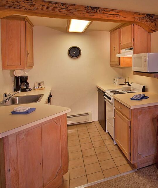 A small condo kitchen