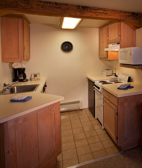 A small condo kitchen