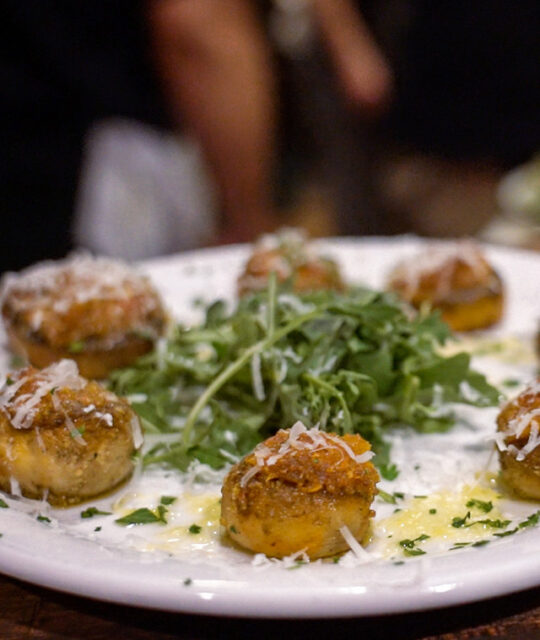 Stuffed mushrooms appetizer