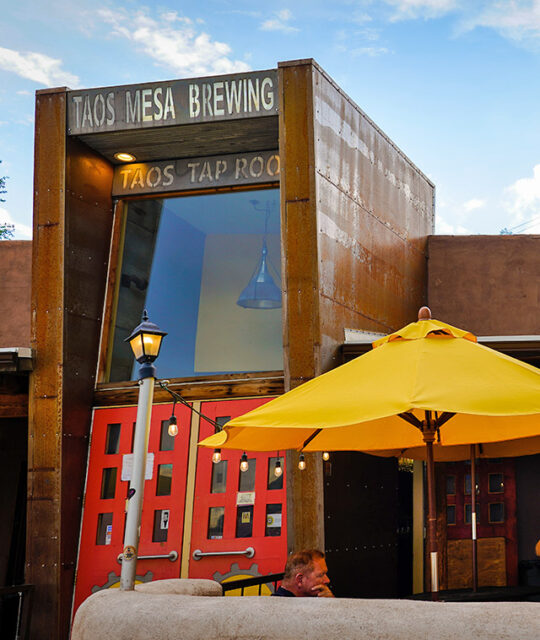 Taos Mesa Brewing Tap Room entrance