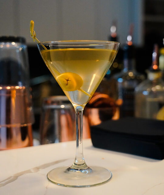 Martini at The Lounge by Rolling Still Distillery
