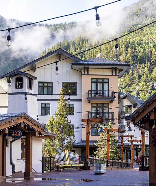 The Blake Residences as seen from the main resort plaza.