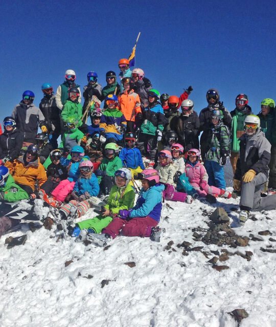 Taos Winter Sports Team on Kachina Peak