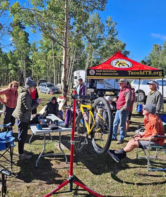 Mountain bike maintenance clinic Taos MTB Assoc.