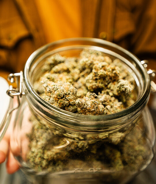 Jar of buds