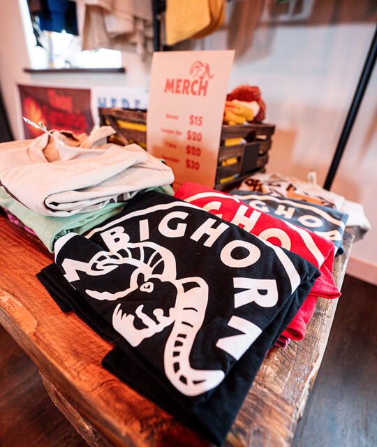 Bighorn Weed t-shirt display