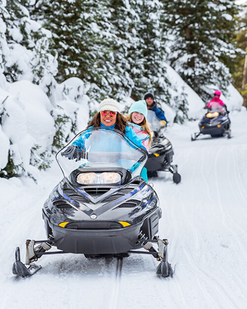 Snowmobile Tours in Taos Ski Valley.