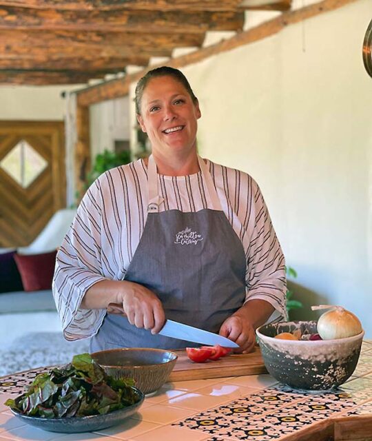 Jen Milton Chef owner of Con Amor Meal Prep and Catering in Taos.