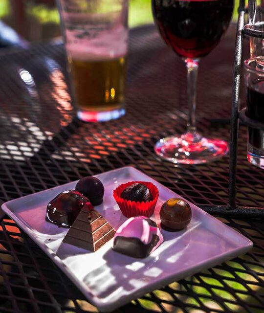 Ek.chuah boutique chocolates at Vivac Winery