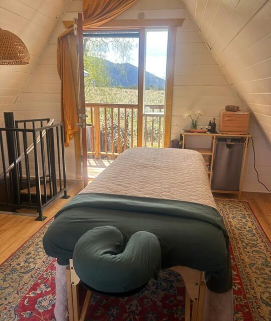 Amava Massage Studio space in Arroyo Seco, NM