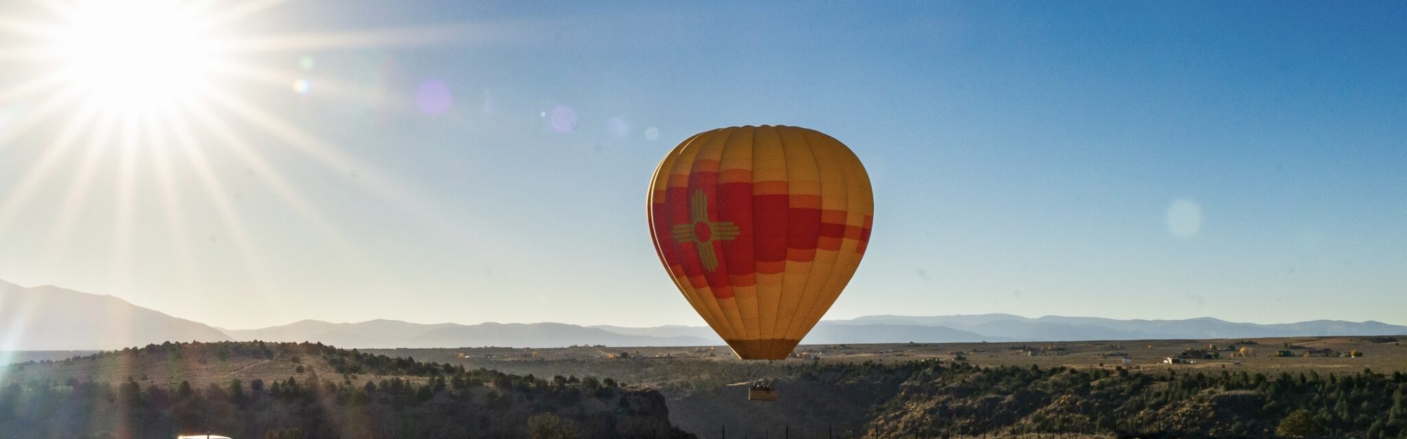 Hot Air Balloon in the Desert