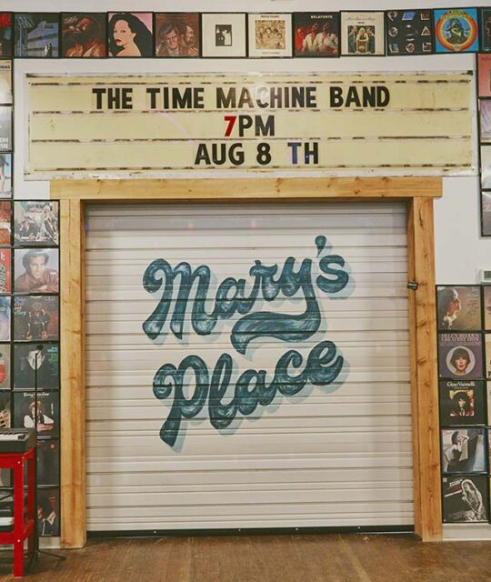 Mary's Place live music venue in Taos.